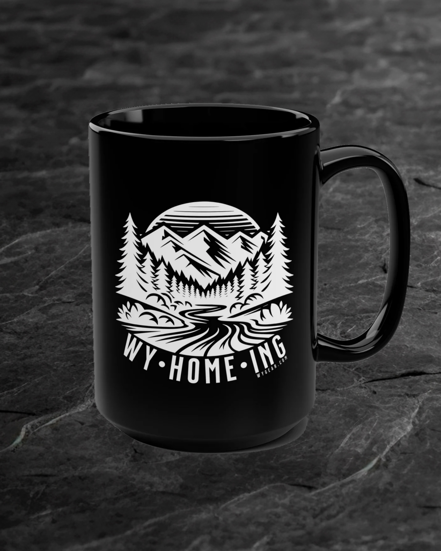 WY•HOME•ING CERAMIC MUG – Sip with Wyoming Spirit
