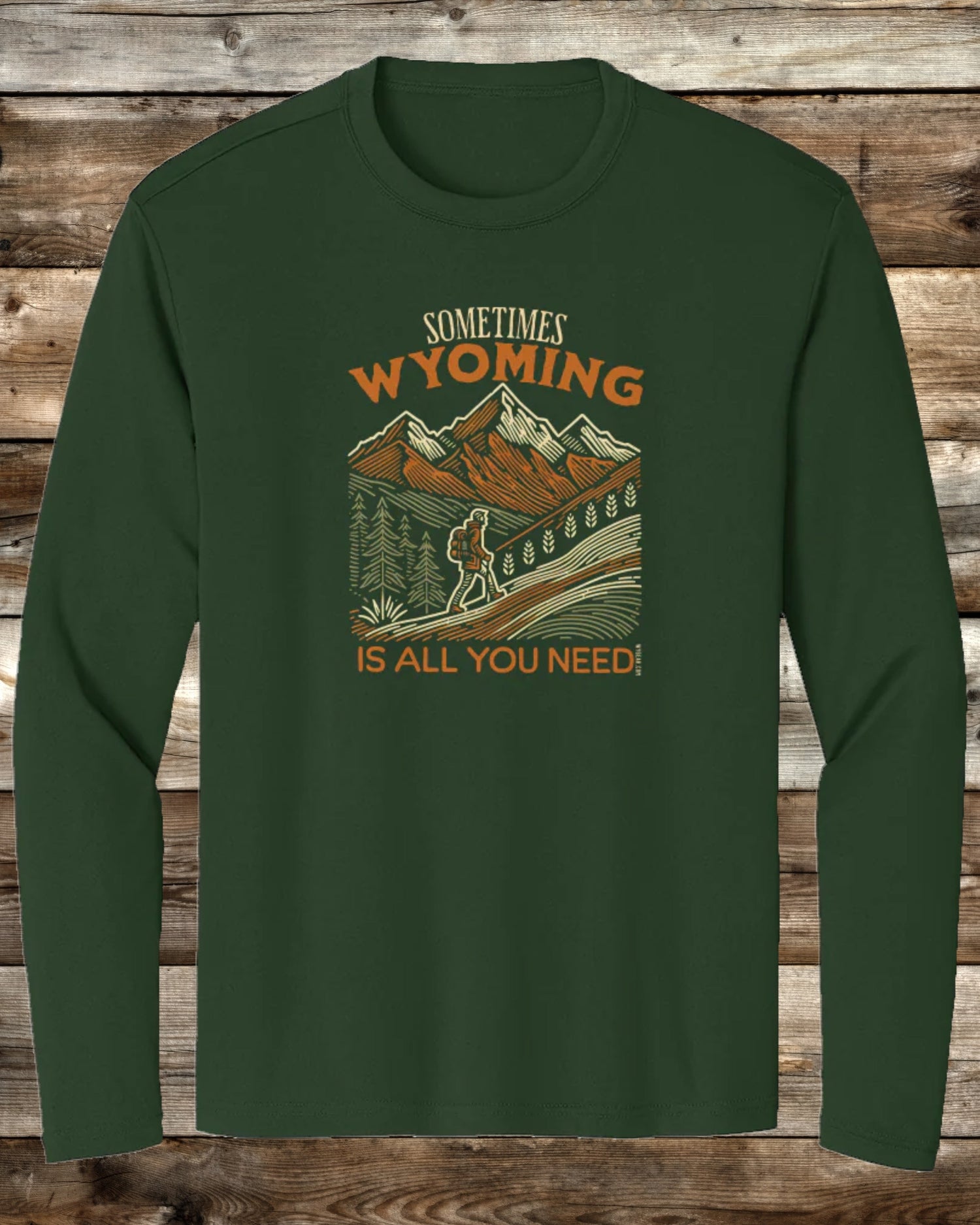 WYOMING GEAR LONG SLEEVE PERFORMANCE SHIRTS – Built for the Cowboy State, Ready for Anything