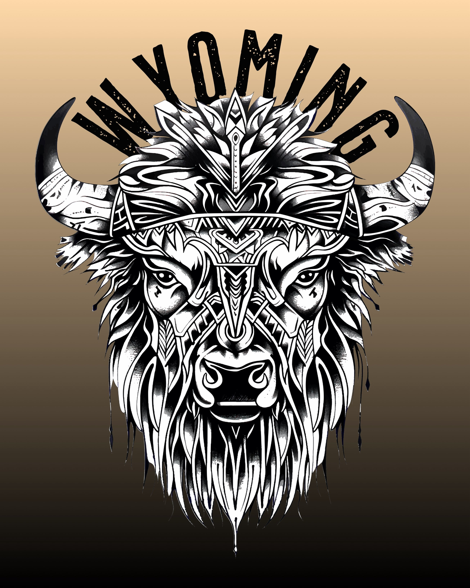 WYOMING TRIBAL BISON COLLECTION – Wear the Spirit of the Wyoming Wild