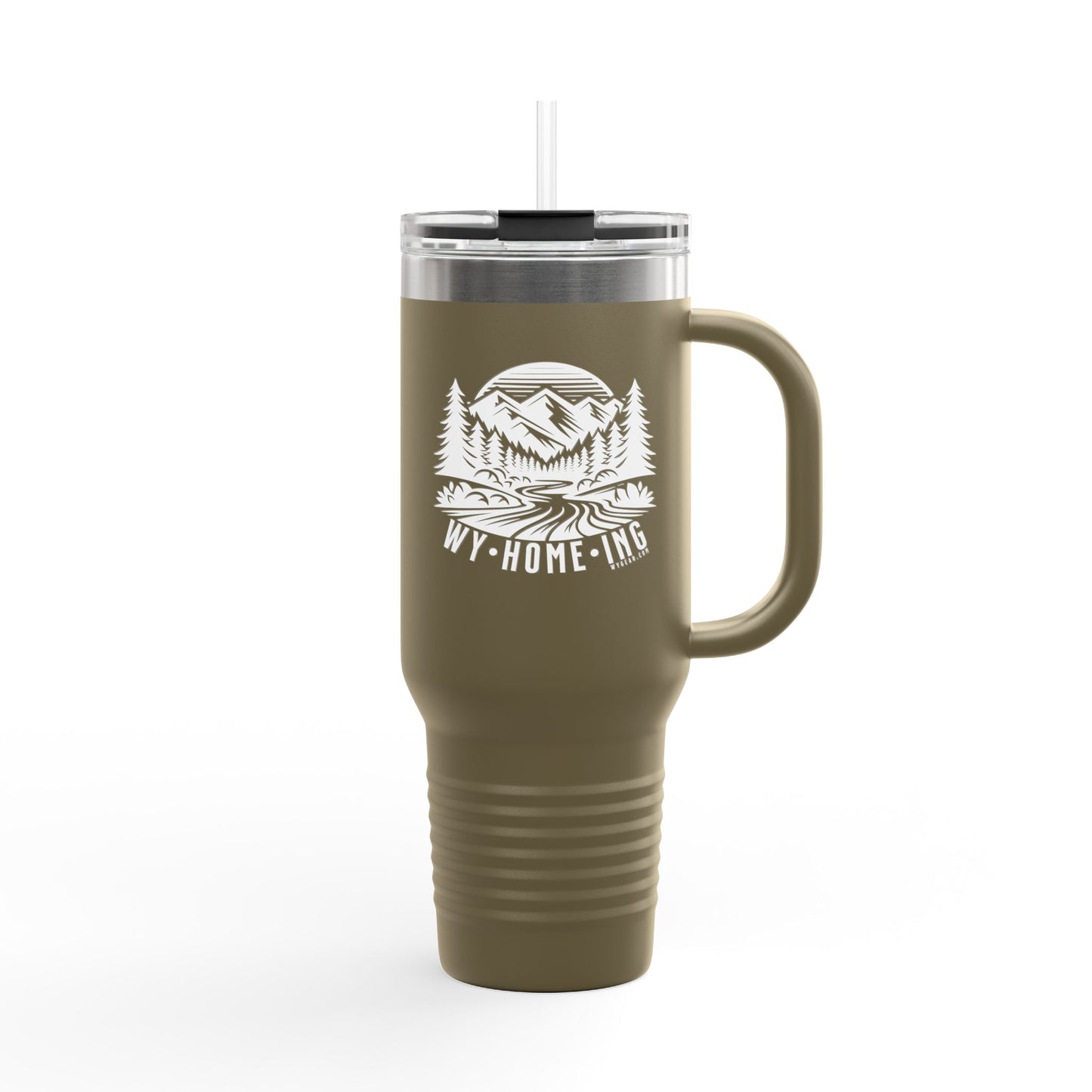 WY•HOME•ING EXTRA LARGE 40oz TUMBLER - 3 COLORS- Fuel Your Adventures, Wyoming Style