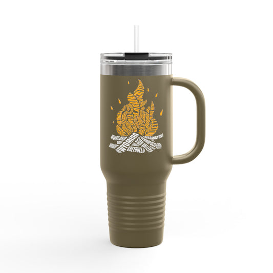 COWBOY CAMPFIRE EXTRA LARGE 40oz TUMBLER