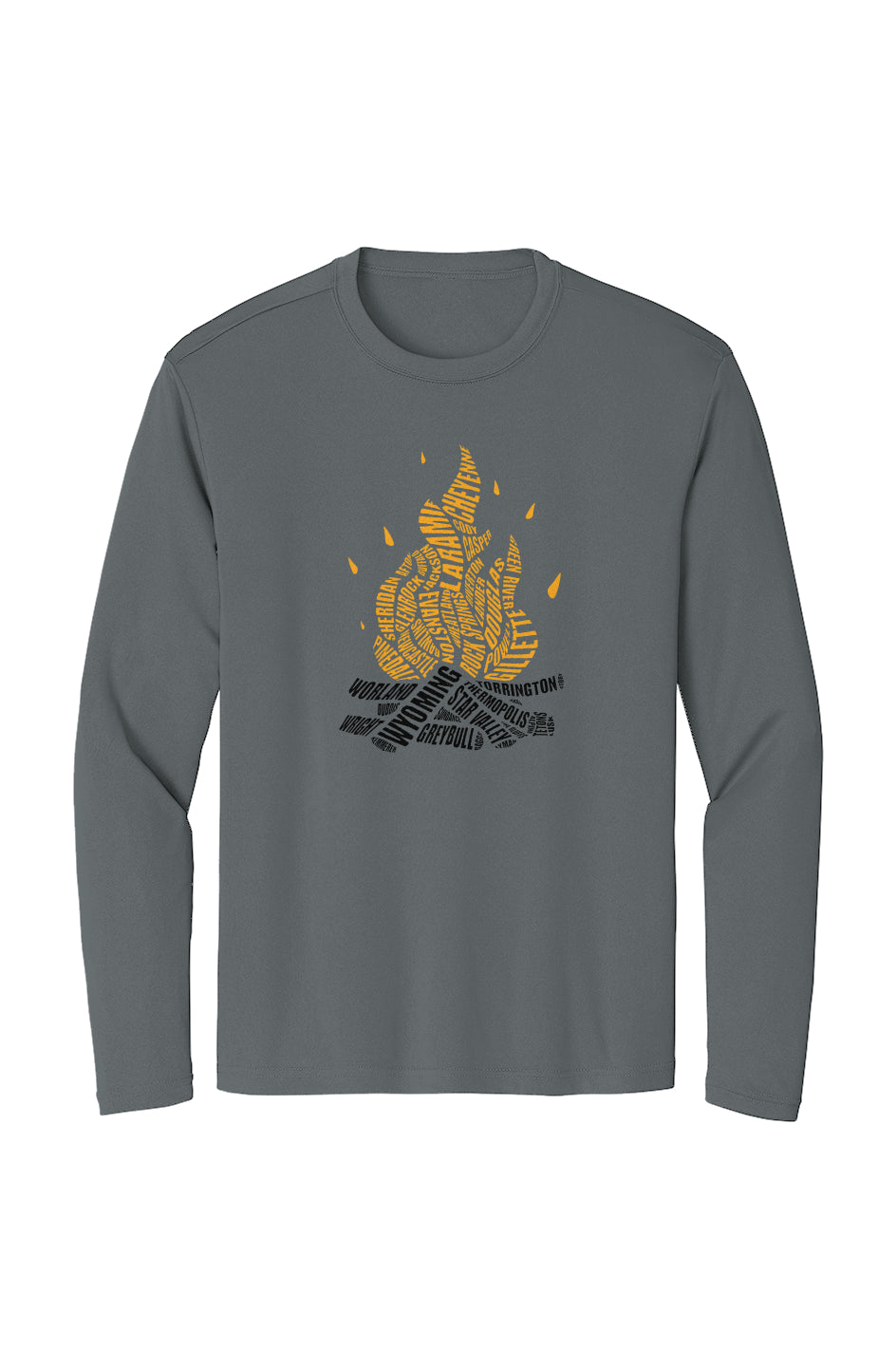 COWBOY CAMPFIRE – Premium Long Sleeve Performance T-Shirt