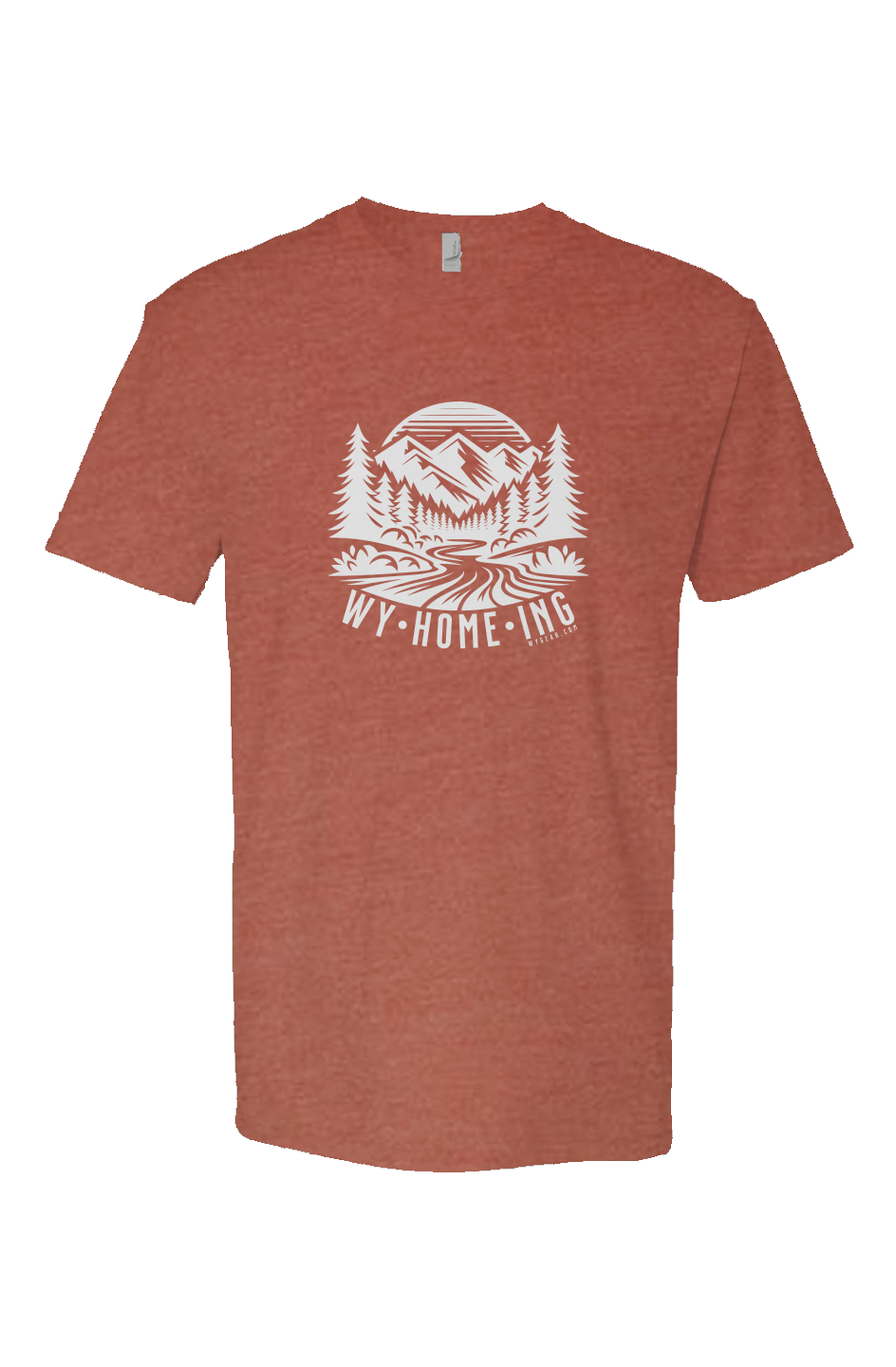WY•HOME•ING T-SHIRT - 6 COLORS - Built to Move, Designed for Wyoming Life