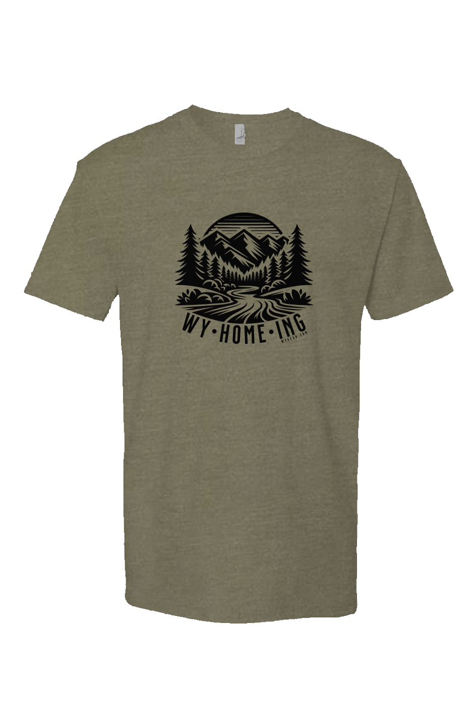 WY•HOME•ING T-SHIRT - 6 COLORS - Built to Move, Designed for Wyoming Life
