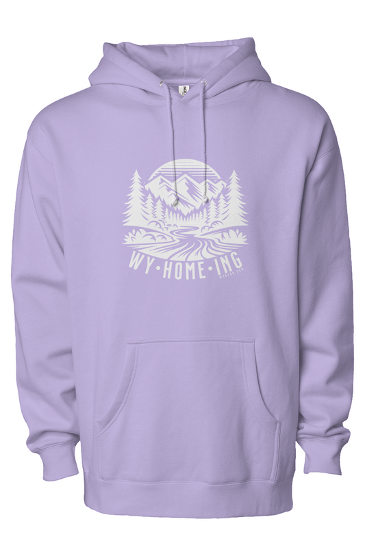 WY•HOME•ING HEAVYWEIGHT HOODIE - 5 COLORS - Made for Wyoming, Crafted for You