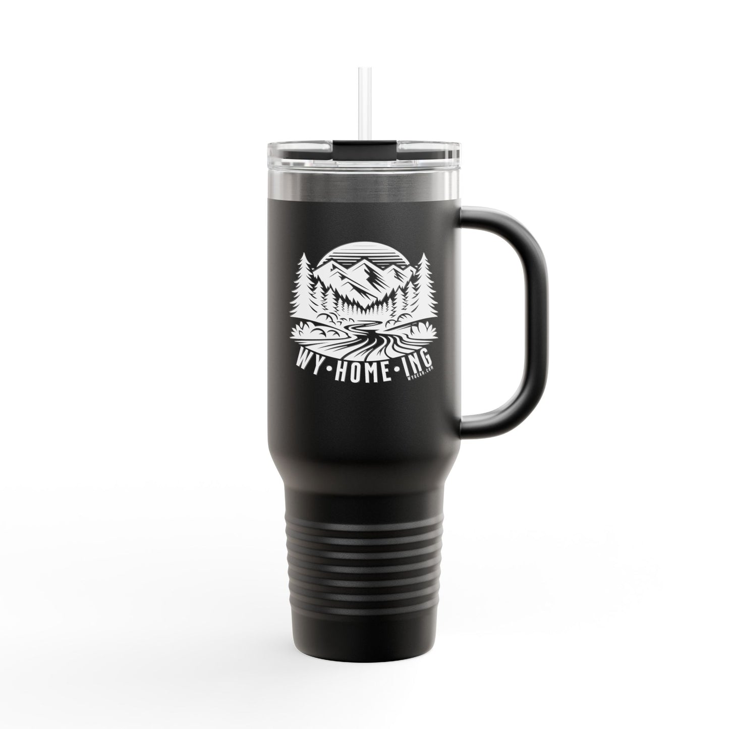 WY•HOME•ING EXTRA LARGE 40oz TUMBLER - 3 COLORS- Fuel Your Adventures, Wyoming Style