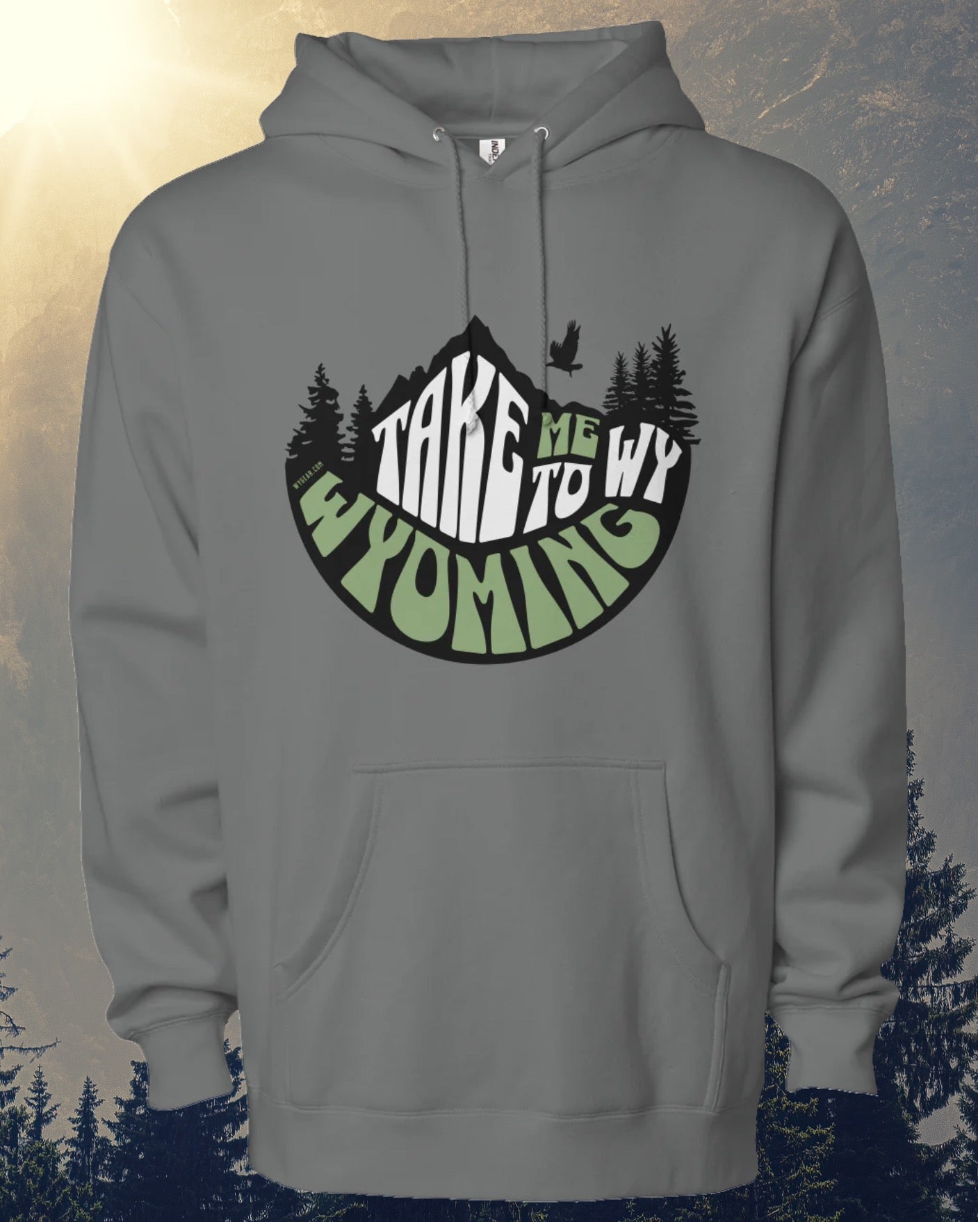 TAKE ME TO WYOMING - 3 COLORS - Premium Heavyweight Hoodie