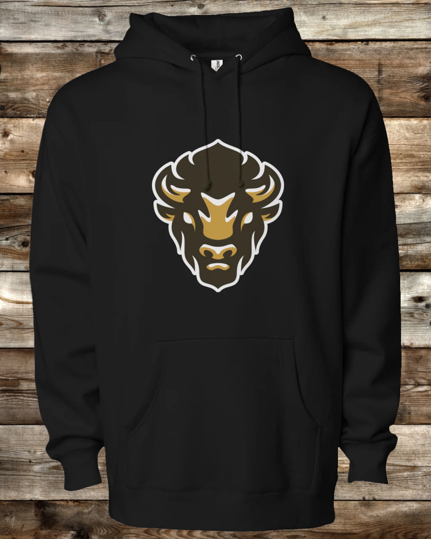 WYOMING GEAR BISON LOGO - 6 COLORS - Premium Heavyweight Hoodie