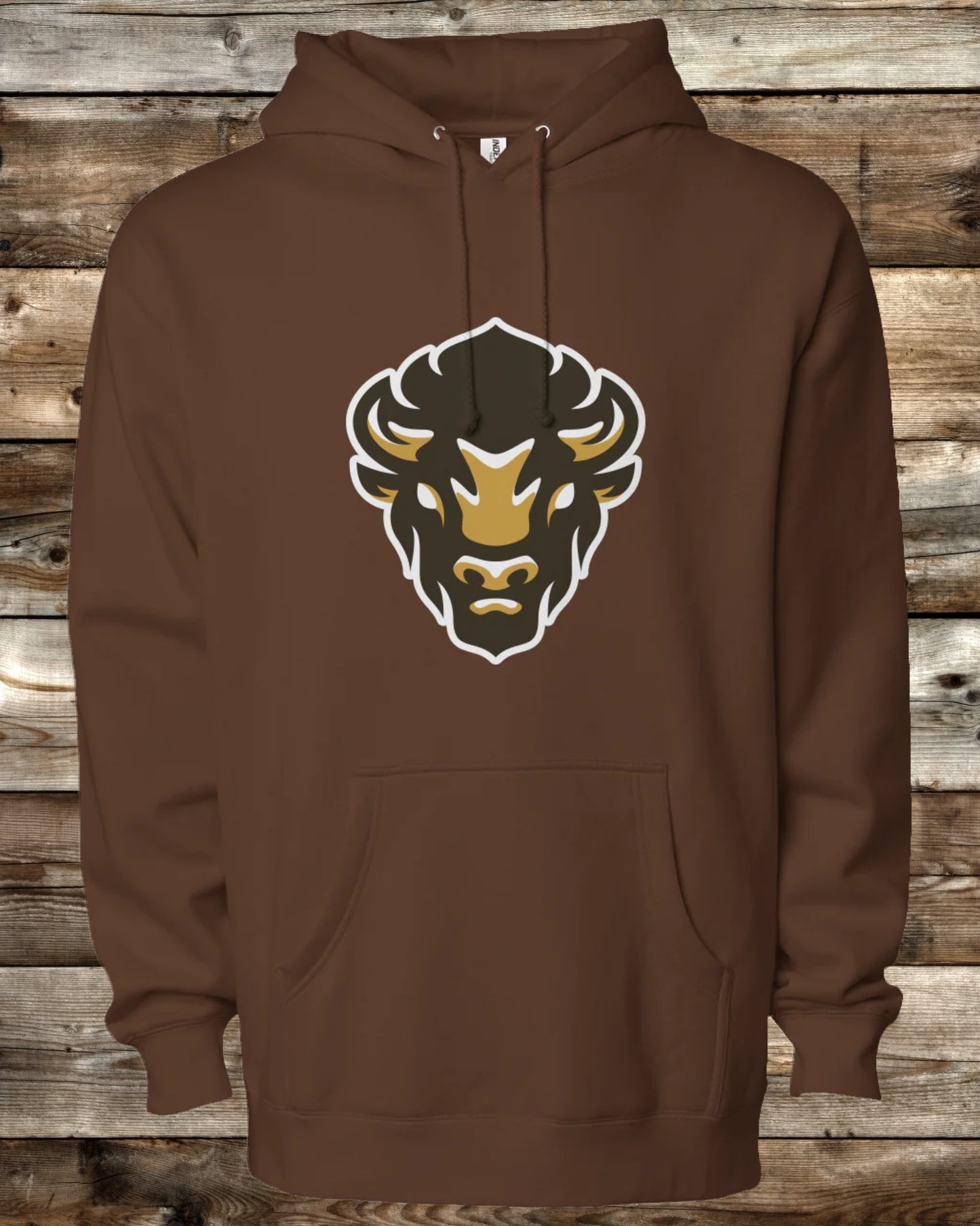 WYOMING GEAR BISON LOGO - 6 COLORS - Premium Heavyweight Hoodie