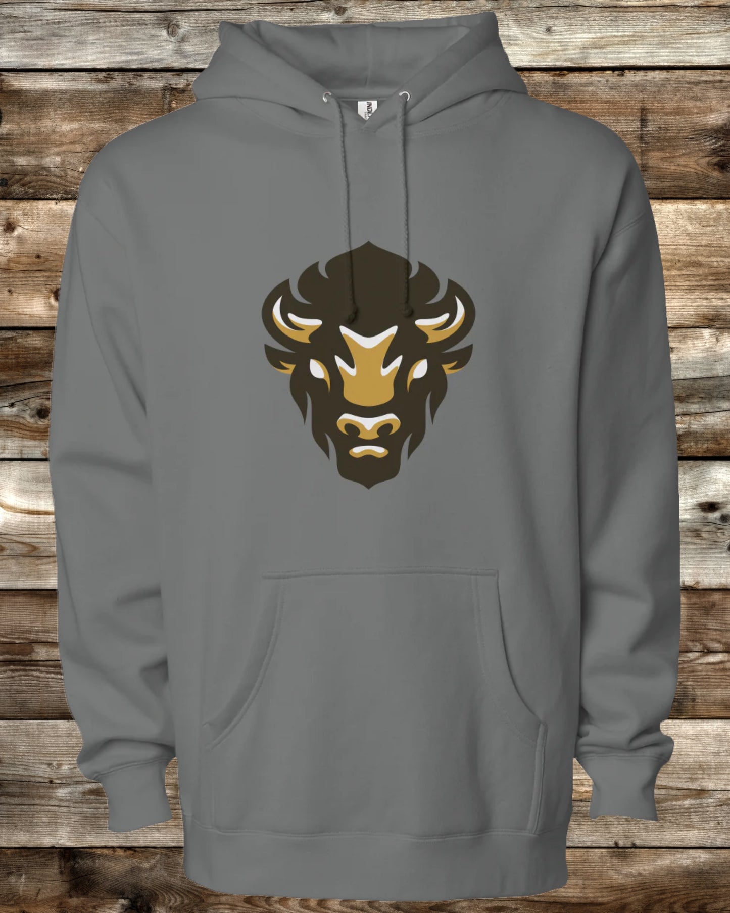 WYOMING GEAR BISON LOGO - 6 COLORS - Premium Heavyweight Hoodie