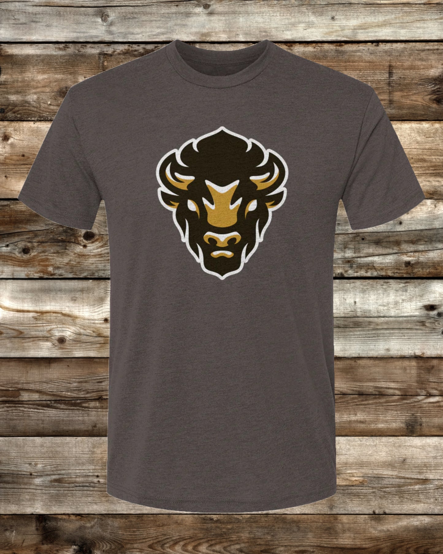 WYOMING GEAR BISON LOGO - 6 COLORS - Premium Tri-Blend Active T-Shirt