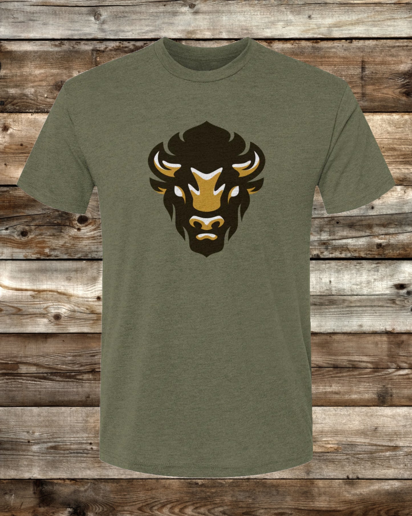 WYOMING GEAR BISON LOGO - 6 COLORS - Premium Tri-Blend Active T-Shirt