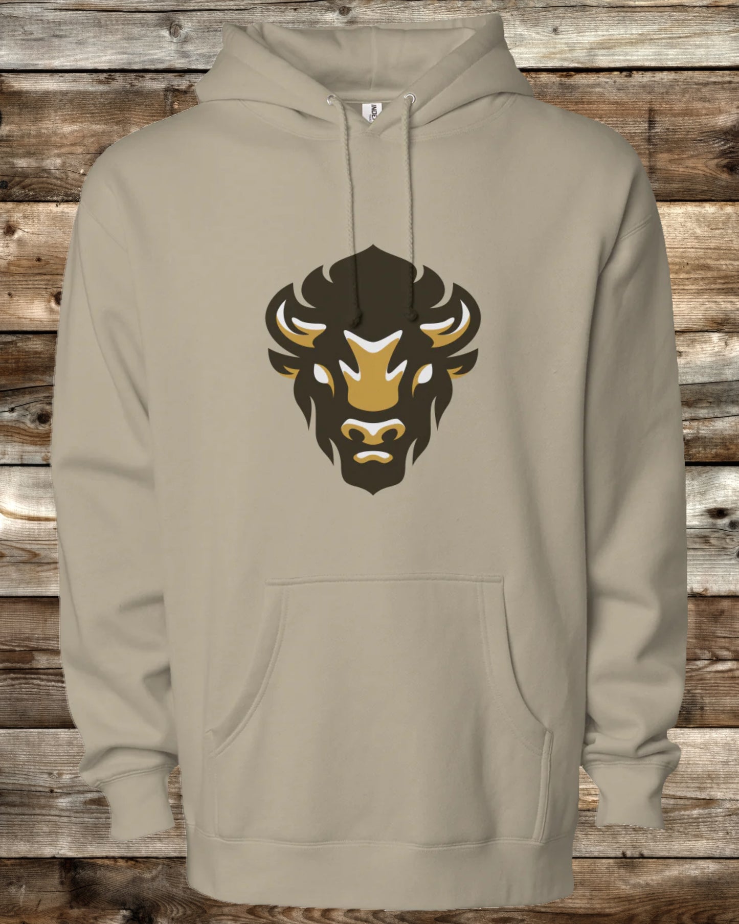 WYOMING GEAR BISON LOGO - 6 COLORS - Premium Heavyweight Hoodie