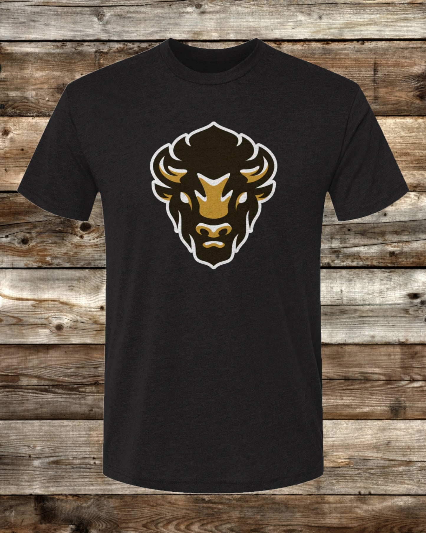 WYOMING GEAR BISON LOGO - 6 COLORS - Premium Tri-Blend Active T-Shirt