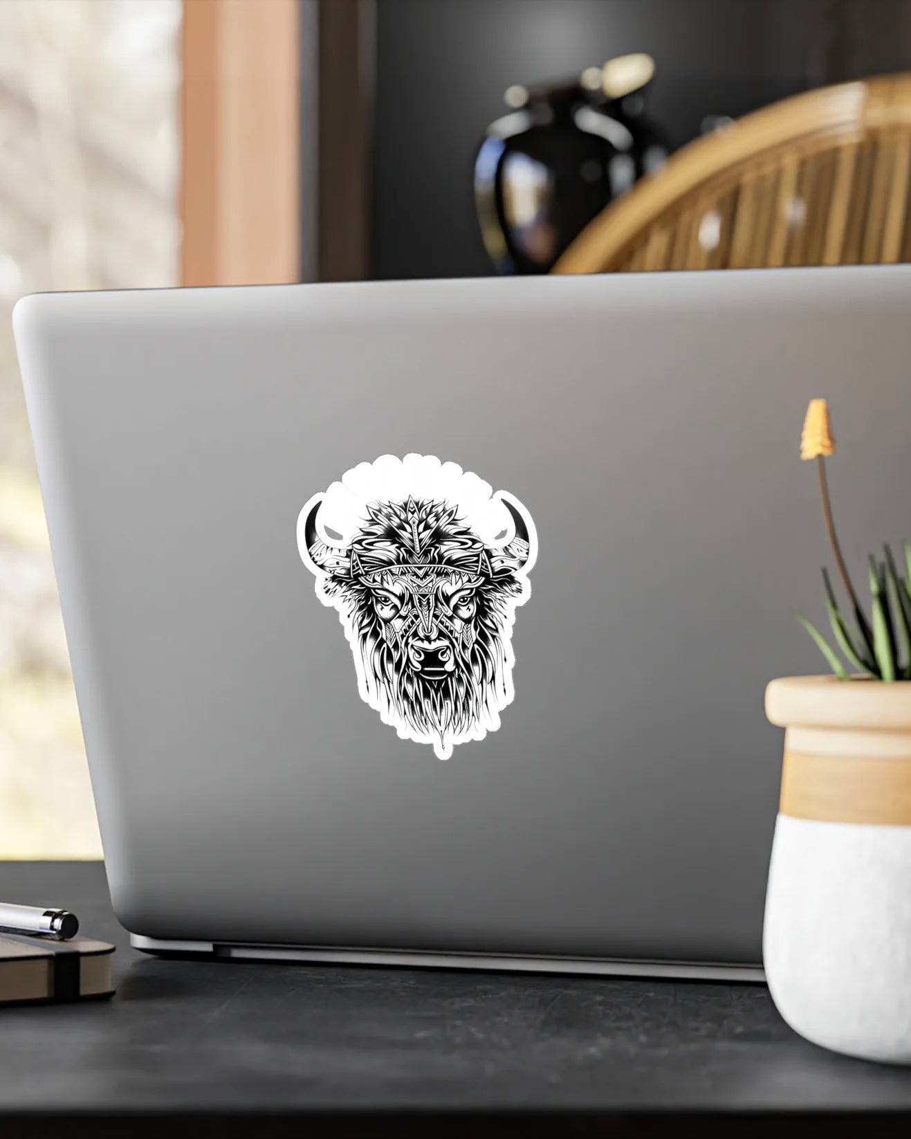 WYOMING TRIBAL BISON STICKERS