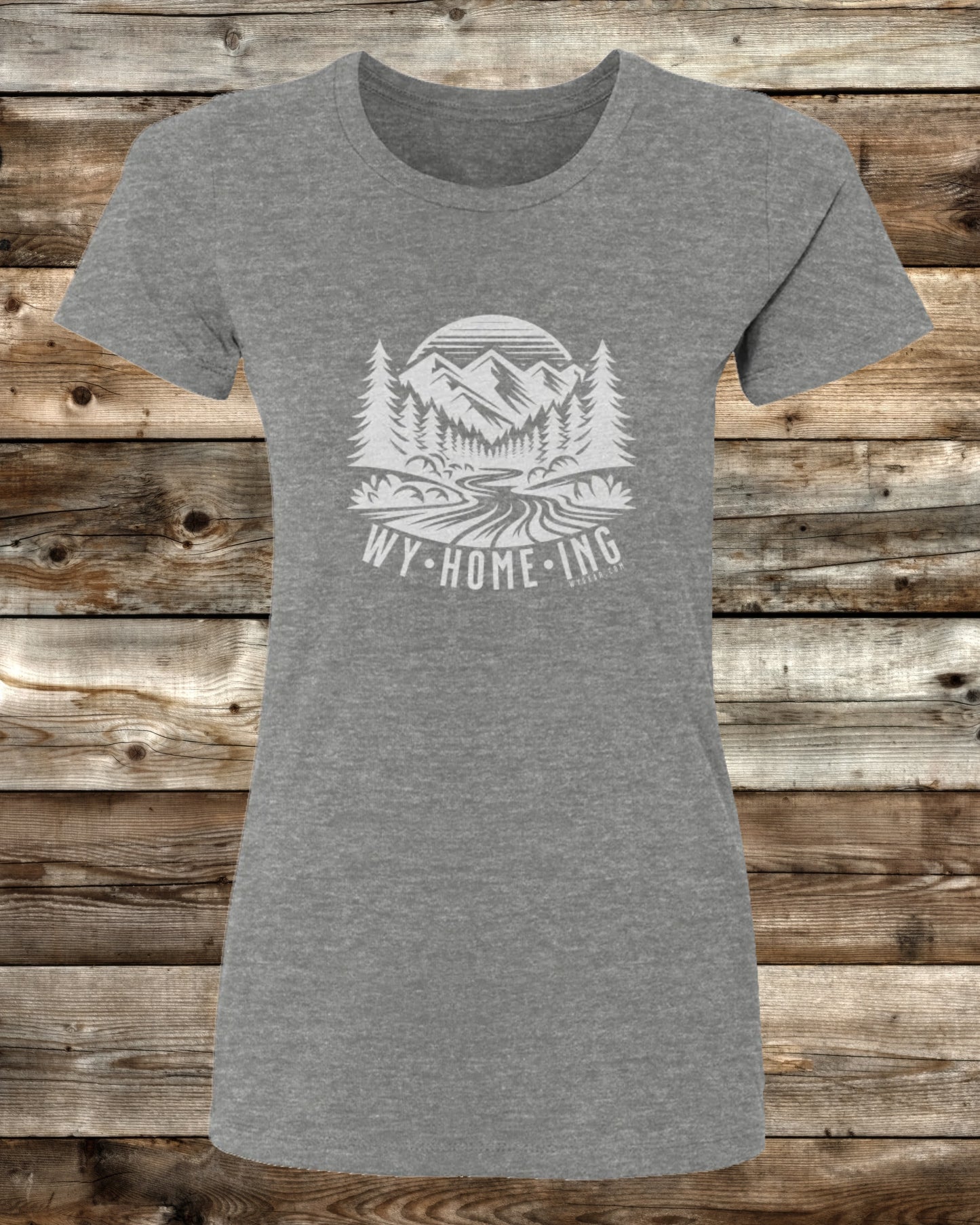 WY•HOME•ING LADIES CUT T-SHIRT - 3 COLORS - Confidence, Comfort, and Wyoming Pride in Every Stitch